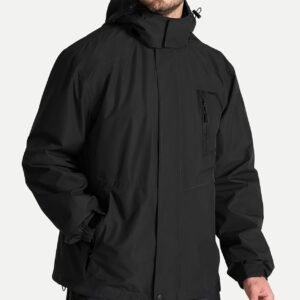 Mens Rain Jackets Waterproof with Hood Men Windbreaker Jackets Lightweight Rain Coats for Golf Fishing Hiking