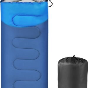 Sleeping Bags Portable Waterproof Camping Sleeping Bag for Adults Kids 4 Seasons Cold Weather or Warm Backpacking Hiking Mountaineering Indoor Outdoor Use