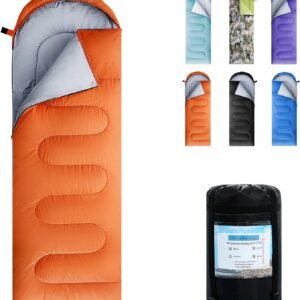 Sleeping Bags for Adults,Kids & Girls-Warm & Cold Weather Lightweight Waterproof Sleeping Bag Backpack with Compact Bag,Great for 3-4 Seasons Hiking,Camping and Outdoor