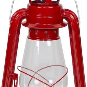 12" Hurricane Lantern (127), 12inch, Red